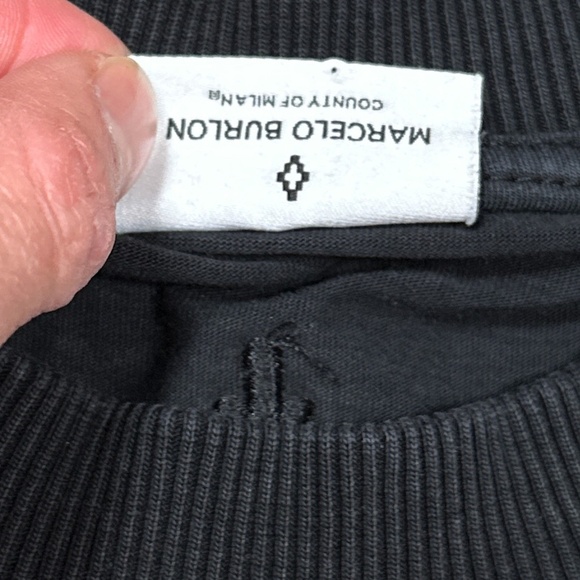 Marcelo Burlon Oversized Just for Fun Ghost Haunted House L/S T Shirt Mens XS - Picture 7 of 11